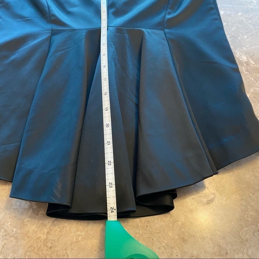 Marciano black Asymmetrical Satin pencil skirt size 4 - Picture 8 of 8